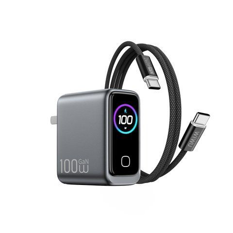 Home Charger | 100W | GaN | 1U | 2C | C to C Cable (1m)&mdash; Wiwu CHG300 K2-000083683 фото