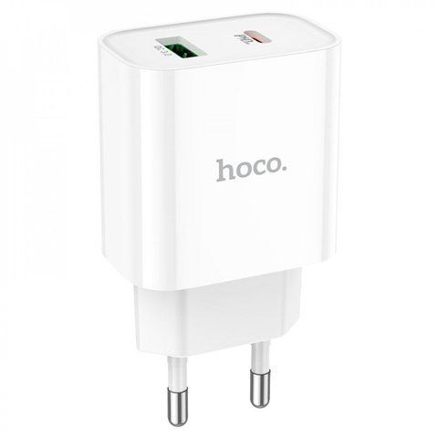 Home Charger 20W PD QC3.0 Hoco C80A &mdash; White К2-000071454 фото