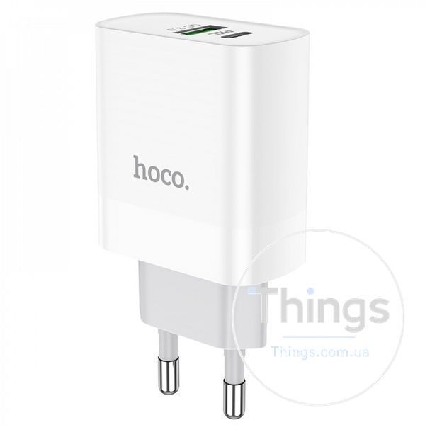 Home Charger 20W PD QC3.0 Hoco C80A &mdash; White К2-000071454 фото
