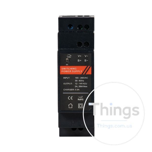 Джерело безперебійного живлення Kraft PSU-1202DIN(P) з кріпленням на DIN-рейку K3-43-00106 фото