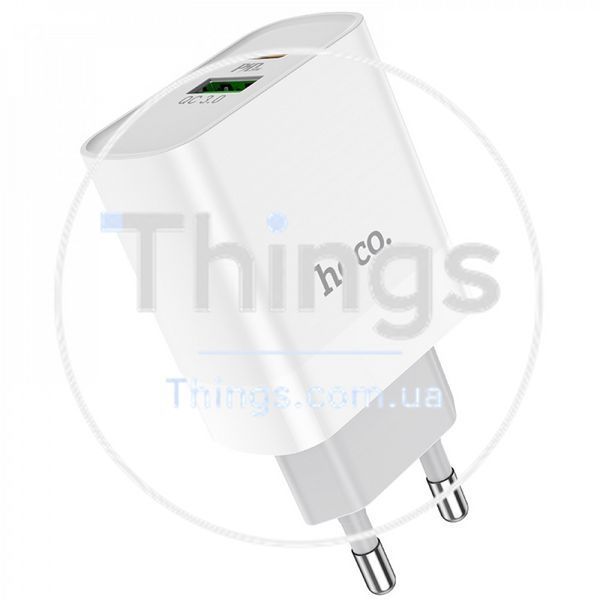 Home Charger 20W PD QC3.0 Hoco C80A &mdash; White К2-000071454 фото