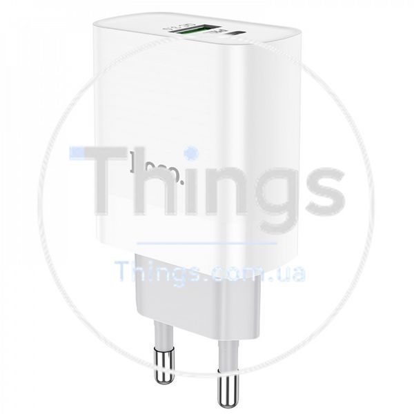 Home Charger 20W PD QC3.0 Hoco C80A &mdash; White К2-000071454 фото