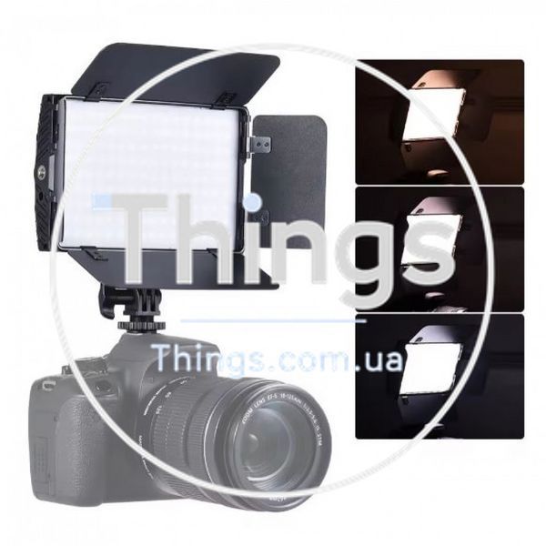 Лампа видеосвет LED PT-15B PRO II 15Wcolor 3200-5600K/1500LM/Battery F-550/2400Mah+charger (145*95*22mm) К2-000079406 фото