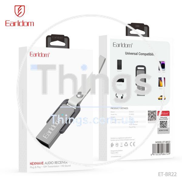 Bluetooth Audio Receiver Earldom ET-BR22 К2-000082282 фото