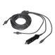 Кабель живлення 3 в 1 для Starlink Mini E-NET автомобільний прикурювач, DC Plug та USB Type-C Plug 5м K3-73-00657 фото 2