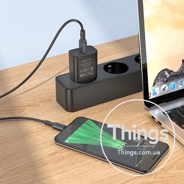 Home Charger | 18W | QC3.0 &mdash; Borofone BA72A &mdash; White K2-000073652 фото