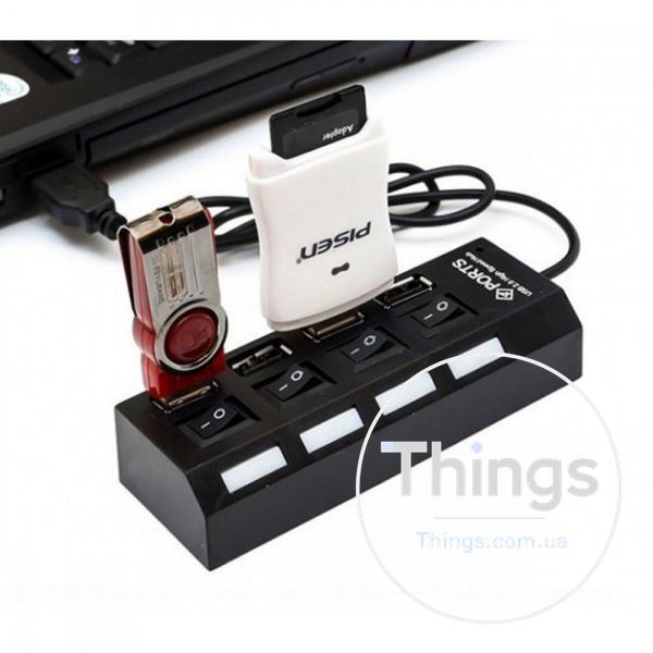 USB HUB Power Button ; USB 2.0 To 4 USB К2-000006361 фото