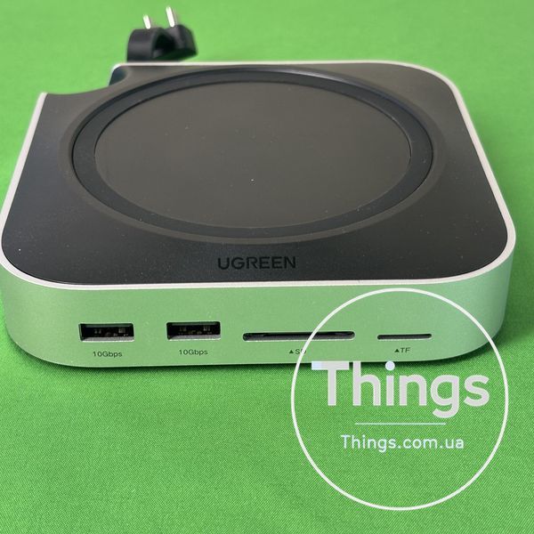 Док-станція UGREEN CM841 (65488) для MacMiniM4 з 2xUSB-C to DP1.4 4K240Hz 4xUSB-A 3.2 10Gbps USB-C 3.2 10Gbps SD TF M.2 Nvme10Gbps K1-000518 фото