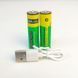 Акумуляторні батарейки AA (Li-ion) 3400 mAh із роз&rsquo;ємом Type-C, комплект 2 шт К2-000081509 фото 1