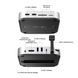 Док-станція UGREEN CM841 (65488) для MacMiniM4 з 2xUSB-C to DP1.4 4K240Hz 4xUSB-A 3.2 10Gbps USB-C 3.2 10Gbps SD TF M.2 Nvme10Gbps K1-000518 фото 3
