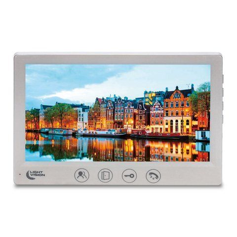 Відеодомофон 7" Light Vision AMSTERDAM FHD White K3-82-00206 фото
