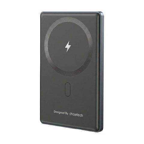 Повербанк 5000mAh Choetech B738 Black QC3.0 PD3.0 бездротова магнітна зарядка K3-43-00161 фото