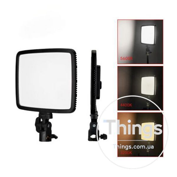 Лампа видеосвет LED PT-24B 24W color 3200-5600K /2400LM/Battery F-750 4400Mah+Charger (240*184*14) К2-000079408 фото