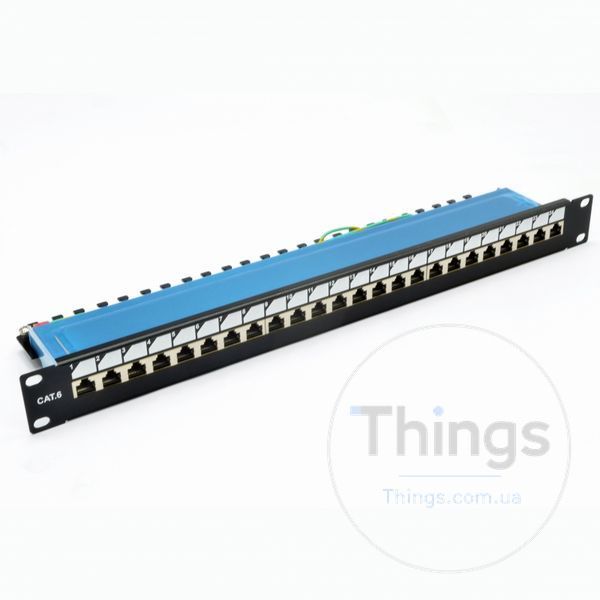 Патч-панель 19" 24xRJ-45 FTP, кат. 6, dual type, EPNew CM-1376 фото