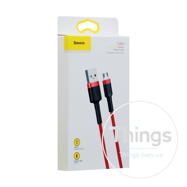 Кабель USB Baseus USB to Micro 2.4A CAMKLF-B Од1-00022807 фото