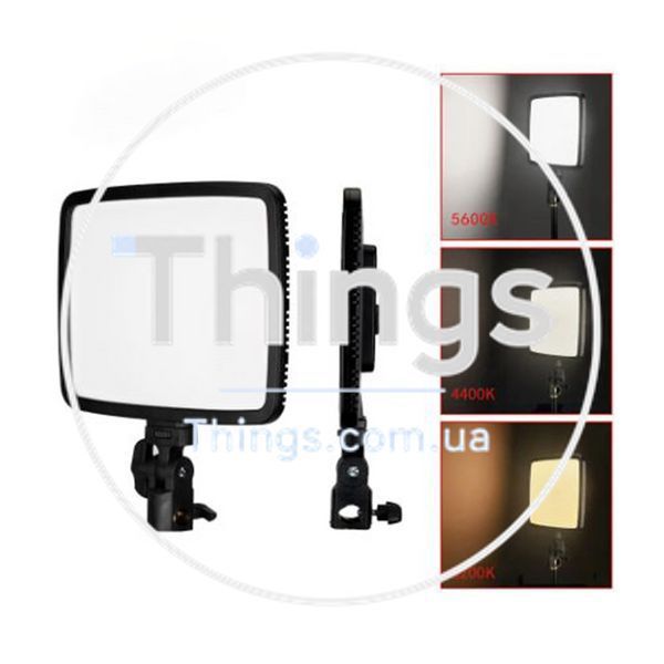 Лампа видеосвет LED PT-24B 24W color 3200-5600K /2400LM/Battery F-750 4400Mah+Charger (240*184*14) К2-000079408 фото