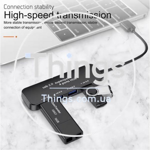 USB HUB : USB 3.0 To 4 USB 4 in 1 К2-000079097 фото