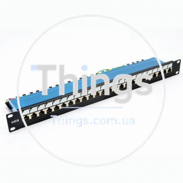 Патч-панель 19" 24xRJ-45 FTP, кат. 6, dual type, EPNew CM-1376 фото