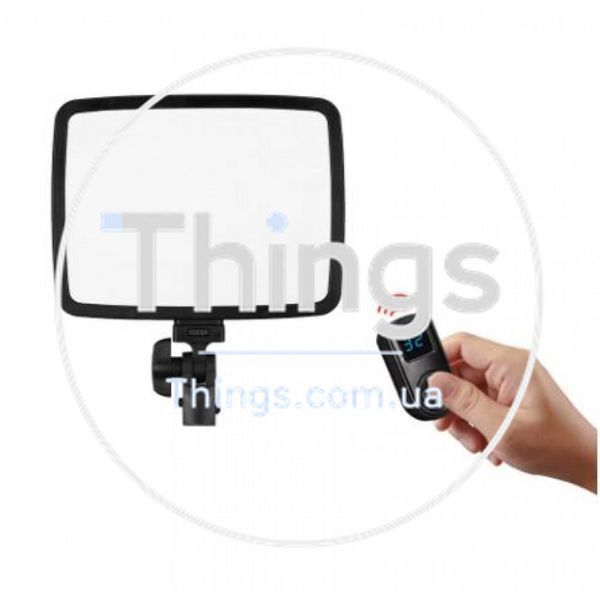 Лампа видеосвет LED PT-24B 24W color 3200-5600K /2400LM/Battery F-750 4400Mah+Charger (240*184*14) К2-000079408 фото