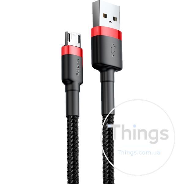 Кабель USB Baseus USB to Micro 2.4A CAMKLF-B Од1-00022807 фото