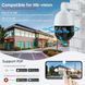 IP Camera 4MP HD-IP POE AI Smart PTZ - Model: PT-IP54F (IP66) К2-000079262 фото 2