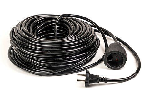 Подовжувач PowerPlant 50 м, 2x2.5мм2, 16А (JY-3021/50) PPEA16M500S1 фото