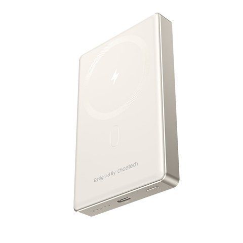 Повербанк 10000mAh Choetech B739 Silver QC3.0 PD3.0 бездротова магнітна зарядка K3-43-00152 фото