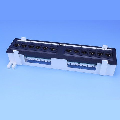 Патч-панель настінна 12xRJ-45 UTP, кат. 6, dual type CM-1372 фото