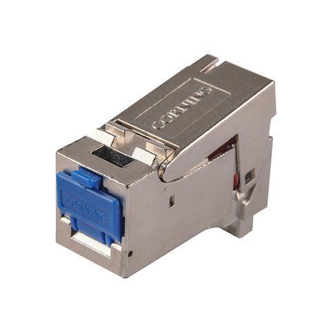 Модуль екранований Everon xs500 KeyStone, 1xRJ45, AWG 22-24, кат. 6a, Corning CM-626 фото