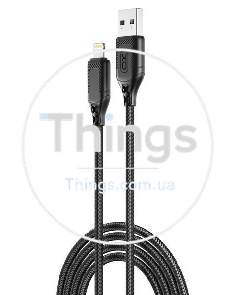 Кабель USB XO NB235 Zebra series Braided 2.4A Lightning Од1-00039261 фото