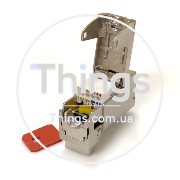 Модуль экранированный xs500 Keystone, кат. 6a, Corning CM-626 фото