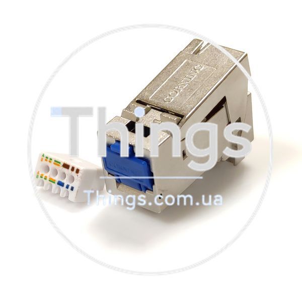 Модуль экранированный xs500 Keystone, кат. 6a, Corning CM-626 фото