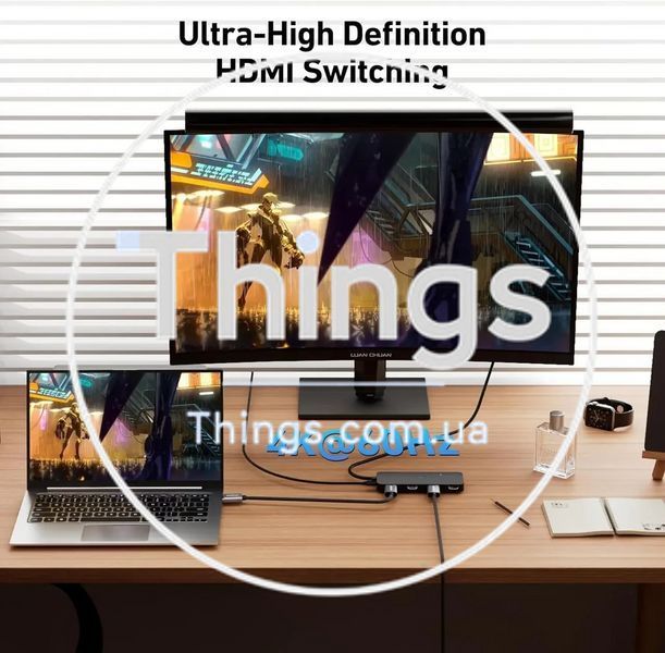 Адаптер BENFEI USB-C to HDMI 2.1 8K@60Hz/4K@240Hz алюминиевый корпус для iPhone MacBook iPad Surface K1-000648 фото