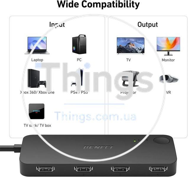 Адаптер BENFEI USB-C to HDMI 2.1 8K@60Hz/4K@240Hz алюминиевый корпус для iPhone MacBook iPad Surface K1-000648 фото