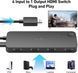 HDMI перемикач BENFEI з 4 входами 1 виходом підтримка 4K60 Гц 2K144 Гц HDCP 2.3 адаптивний еквалайзер K1-000648 фото 4