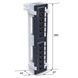 Патч-панель настенная 12xRJ-45 UTP, кат. 6, dual type CM-1372 фото 7