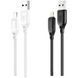 Кабель USB XO NB235 Zebra series Braided 2.4A Lightning Од1-00039261 фото 1