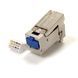 Модуль екранований Everon xs500 KeyStone, 1xRJ45, AWG 22-24, кат. 6a, Corning CM-626 фото 5
