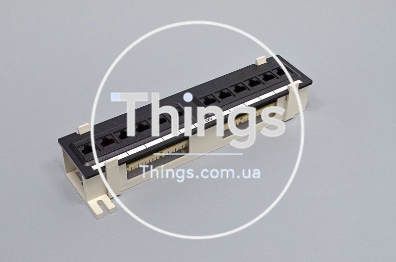 Патч-панель настенная 12xRJ-45 UTP, кат. 6, dual type CM-1372 фото