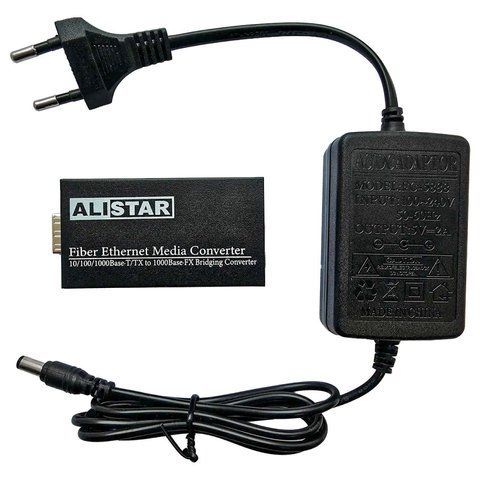 Медіаконвертер mini 10/100/1000BASE-T to SFP Slot 1000Base-SX/LX LFP External Power Supply CM-10661 фото