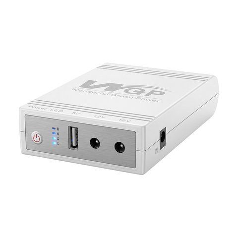 Джерело безперебійного живлення Mini UPS WGP UPS103C 16000mAh 5V/12V/12V, Li-ion 4*4Ah, для роутера та оптичного терміналу K3-42-00248 фото