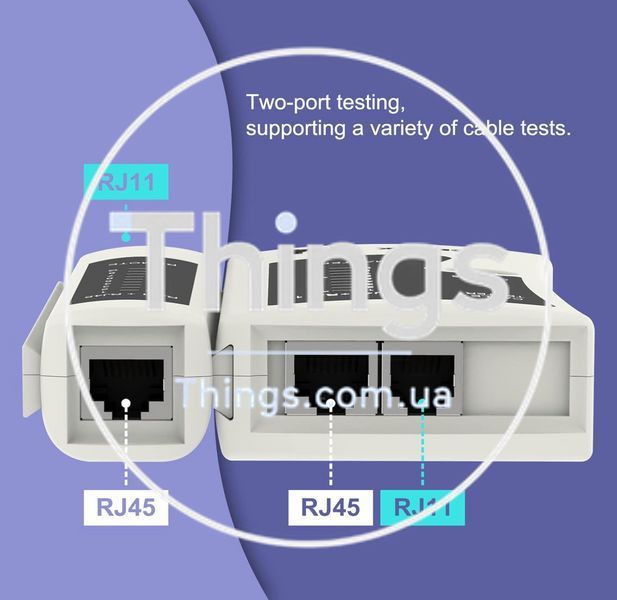 Кабельный тестер VCELINK GJ468 RJ-45 + RJ-11 K1-000279 фото