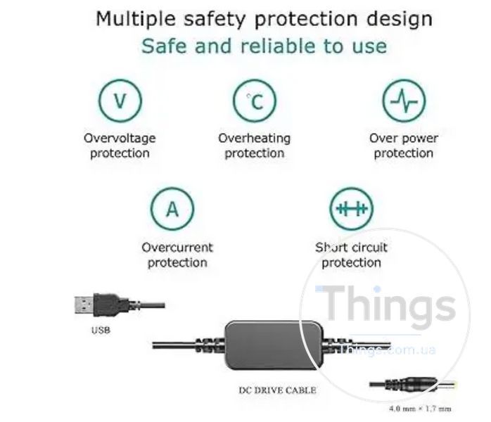Зарядний пристрій Raeisusp Power Adapter HNT-QC530 USB адаптер живлення 10 W для камер Nikon K1-000195 фото