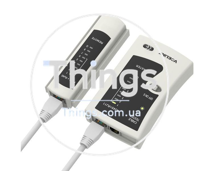 Кабельный тестер VCELINK GJ468 RJ-45 + RJ-11 K1-000279 фото