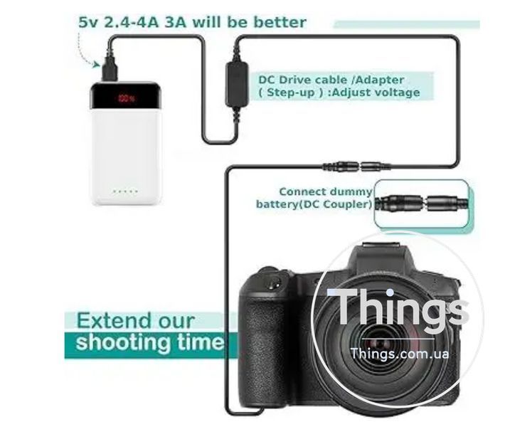 Зарядний пристрій Raeisusp Power Adapter HNT-QC530 USB адаптер живлення 10 W для камер Nikon K1-000195 фото