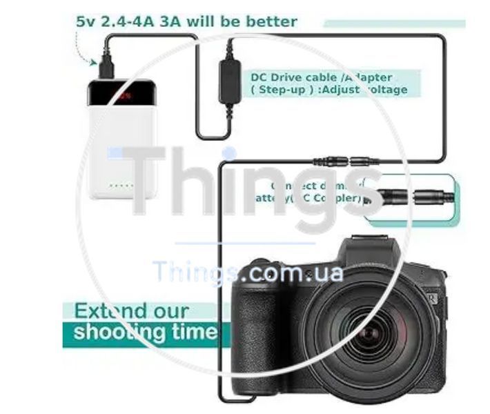 Зарядное устройство Raeisusp Power Adapter HNT-QC530 USB адаптер питания 10W для камер Nikon K1-000195 фото