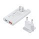 Мережевий зарядний пристрій Choetech PD6011 Ultra thin PD67W GAN A+C White K3-43-00155 фото 3