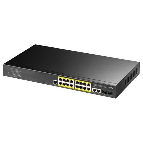 PoE-комутатор 21-портовий керований L2 Cudy GS2018PS2-200W гігабітний з 16 портами PoE, 200W K3-73-00539 фото