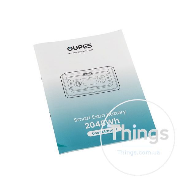 Додаткова батарея OUPES S2-BAT 2048Wh LiFePO4 для портативної зарядної станції Mega 1 S1 K3-42-00305 фото
