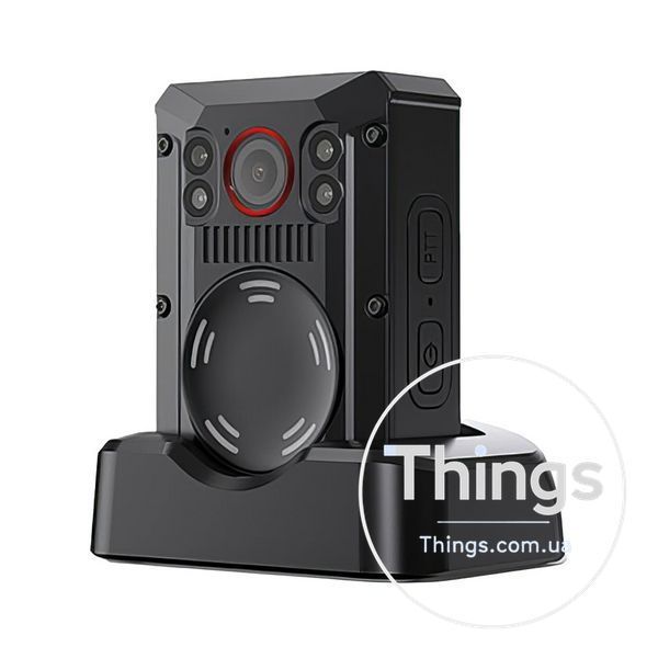 Нагрудний відеореєстратор RECODA M502B-WG 2K(4Mp) 128GB GPS WI-FI K3-75-00214 фото
